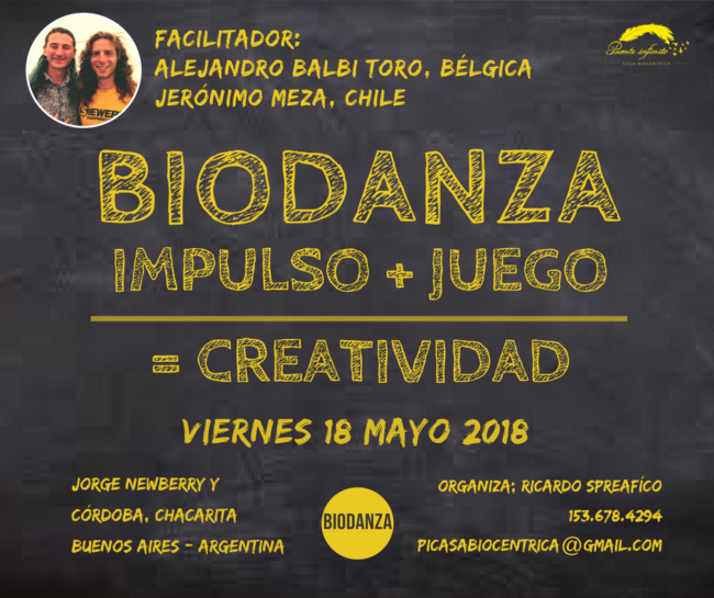 Biodanza en Buenos Aires. Presentación de Libro + Sesión Creatividad